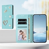 economico 2026 Samsung Galaxy S26 Serie-telefono Custodia Per Samsung Galaxy S26 S26 Plus S26 Ultra per Donna Ragazza con Supporto Slot per Carte Fiore Floreale TPU Pelle PU