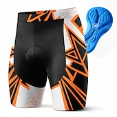 cheap Cycling Shorts-Men's Geometric Cycling Road Shorts Cycling Shorts Bike Shorts Bike Shorts Bottoms Slim Fit Sports 3D Pad Quick Dry Sweat wicking Breathable Yellow Blue Clothing Apparel Bike Wear