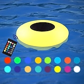 preiswerte Unterwasserlampen-1 Packung schwimmende Solar-Poolleuchten mit mehrfarbigen LEDs, wasserdichte Gartenleuchten für den Außenbereich