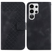 levne 2026 Samsung Galaxy S26 Série-telefon Carcasă Pro Samsung Galaxy S26 S26 Plus S26 Ultra Pouzdro na peněženku Vytlačený vzor Ochrana celého těla Stojánek Geometriské vzory PU kůže