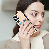 ieftine 2026 Samsung Galaxy S26 Seria-telefon Maska Pentru Samsung Galaxy S26 S26 Plus S26 Ultra Capac Spate Portofel Card rezista Suport Inel Cataramă inel Retro TPU PU piele