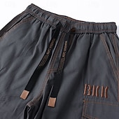 baratos Clássico-Homens Calças de carga Bermuda Cargo Calção Shorts casuais Bordado Bolsos Tecido Conforto Comprimento do joelho Casual Ao ar livre Streetwear Moda Roupa de rua Camuflagem cáqui Camuflagem - Verde