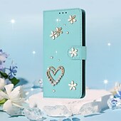 economico 2026 Samsung Galaxy S26 Serie-telefono Custodia Per Samsung Galaxy S26 S26 Plus S26 Ultra per Donna Ragazza con Supporto Slot per Carte Fiore Floreale TPU Pelle PU