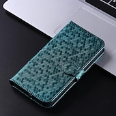 billige 2026 Samsung Galaxy S26-serien-telefon Etui Til Samsung Galaxy S26 S26 Pluss S26 Ultra Lommebok-kortveske Magnetisk Helkroppsbeskyttende med nøkkelbånd Kontor / Bedrift Geometrisk mønster TPU