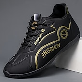 billiga Vardagssneakers-Herrsneakers i vitt och röd konstläder – lätta, stödjande och trendiga för utomhussporter och aktiviteter