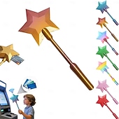 voordelige Woonbenodigdheden-3D-geprinte toverstaf om te betalen met aanraking, magische sterrentoverstaven om mee te betalen, contactloze betaalkaarthouder voor toverstaven, digitale betaalsterrentoverstaven voor gemakkelijk