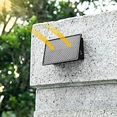 olcso Kültéri falilámpák-2 db kültéri napelemes fali lámpa, IP65 vízálló, dekoratív LED fali lámpák kertbe, udvarra, lépcsőházba, kerítésre, erkélyre, villába – hangulatvilágítás &amp;mosdófali világítás