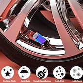 abordables Herramientas de Mano-4 tapones para válvula de neumático con forma de bala, de aleación de aluminio, para coches, SUV, camiones, bicicletas, motocicletas y bicicletas.