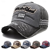 preiswerte Baseballkappe für Herren-Herren Baseballkappe Sonnenhut Blau Schwarz Gepolsterten Stoff Patchwork Mode Streetwear Lässig Täglich Outdoor Urlaub Zitate &amp; Sprüche Sonnenschutz Atmungsaktivität