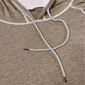  Férfi Póló Kapucnis felsőrész Tee Top Rövid ujjú Kapucni Nyár Tavasz Minden évszak Tömör szín Divat Dizájn Sportos Alap Kapucni Raglán ujjak Hétköznapi Utca Alkalmi Világoskék Fekete Sötétkék Férfi