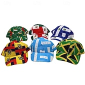 cheap Accessories&amp;Hats-World Soccer Match 2026 Sportswear Football Soccer Casual Patriotic Kid's Boys' Casual Outdoor Match Dress Up