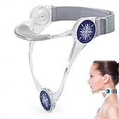 economico accessori per trapano-Collare cervicale regolabile a 360° - supporto per il collo con distensore cervicale | collare cervicale in plastica per correggere la postura della testa in avanti e alleviare il dolore al collo