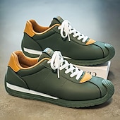 abordables Zapatillas Informales-Zapatillas sin cordones de piel sintética para hombre: elegantes, fáciles de llevar, ideales para reuniones informales, viajes y comodidad diaria.