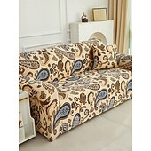 baratos Cobertura de Sofa-Capa de sofá com estampa geométrica, em microfibra elástica, protetora para móveis, ideal para sala de estar e decoração de casa.