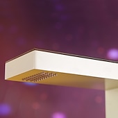 abordables Robinets de lavabo-Robinet de salle de bain cascade, robinet de lavabo à haut débit, mitigeur de lavabo en laiton à montage sur plage, robinet de lavabo monotrou à poignée unique, robinet de meuble-lavabo