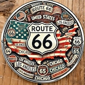  Памятная монета «Маршрут 66 – 100 лет свободы», коллекционный сувенир, винтажный подарок для путешественников по американским дорогам, дизайн с изображением мотоциклов и классических автомобилей, сувенир к столетию.