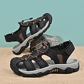 cheap Outdoor Sandals-Men's Multi-Strap Sandals – Outdoor Hiking &amp; Resort Sandals, Breathable Design, Comfortable Summer Shoes