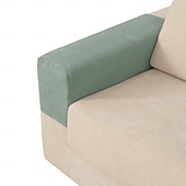 abordables Housse de fauteuil et d'accoudoir de canapé-Housses d'accoudoirs pour chaises et canapés, housses d'accoudoirs de canapé en jacquard spandex, protection antidérapante pour meubles, housses lavables pour fauteuils inclinables