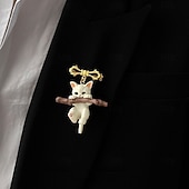 levne Pánská brož-Unisex 1ks Manžetové knoflíčky Pryskyřice a kov Brože Ležérní Denní Elegantní Módní Stříbrná Zlatá