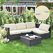 זול כיסוי לכריות פטיו-כיסויי כריות חוץ עמידים למים מצופים TPU כיסוי כרית ספה מגן כיסוי ריהוט לכורסה לגינה בפטיו