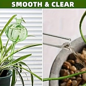 cheap Watering &amp; Irrigation-3/6PCS Cactus-shaped Automatic Watering Device Set, Plastic Watering Ball Tips, for Self-watering, Charming Decorative Design, Green