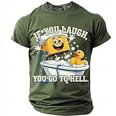  Hombre Argot divertido Camiseta Manga Corta Camiseta Impresión 3D Cuello Barco Camisa Moda Diario Diario Calle Brezo de pomelo Verano Primavera Ropa S M L XL XXL XXXL