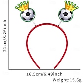 cheap Accessories&amp;Hats-World Soccer Match 2026 Headband Football Soccer Funny &amp; Reluctant Adults' Unisex Outdoor Match Dress Up