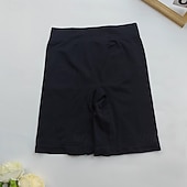 baratos Cuecas adelgaçantes-Mulheres Cintas Treinador de cintura Moda Sensual Casual Cor imaculada Patchwork Calção Diário Casa Férias Preto Branco Rosa Marron Cáqui Verão Primavera Outono Normal