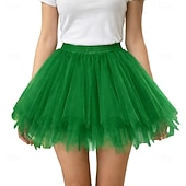  Retrò Vintage Anni '80 Gonna a cerchio Tutu Sottogonna Ballerino di balletto Costume Per donna Costume di Carnevale 2026 Halloween Carnevale Feste Performance Parata dell'Orgoglio Adulti Gonna