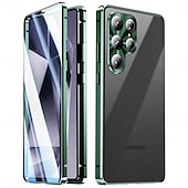 cheap 2026 Samsung Galaxy S26 Series-Phone Case For Samsung Galaxy S26 S26 Plus S26 Ultra Novelty Magnetic Adsorption Slim Case Detachable with Screen Protector Anti peep Metal ABS+PC