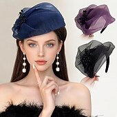 olcso Kalapok-Női Kalap Karimátlan kalapok Szélbiztos Légáteresztő Napi Szabadtéri Utca Kötött Tiszta szín