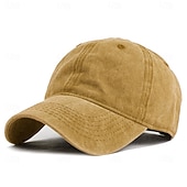 cheap Men's Baseball Cap-Men's Baseball Cap Sun Hat Trucker Hat Blue Black Polyester Adjustable Fashion Streetwear Casual Daily Outdoor Vacation Plain Sun Protection Sunscreen Breathability