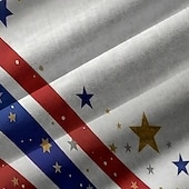  Per uomo 4 luglio, 250° anniversario degli Stati Uniti Bandiera degli Stati Uniti Noi, il popolo Camicia Camicia Estiva Camicia con Bottoni Manica Corta Patriotico All'aperto Ferie Estate Primavera