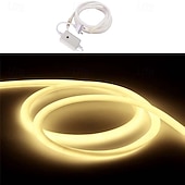 billiga Plug Strip Lights-LED neonljus, AC 220-240V flexibel dimbar &amp;vattentät neon LED-ljusregulator för dekoration