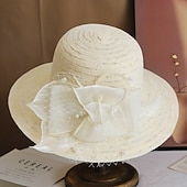 ieftine pălării de petrecere-Palarie Poliester Nuntă Zi de Naștere Elegant Epocă Drăguţ Cu Dantelă Diadema Articole Pentru Cap