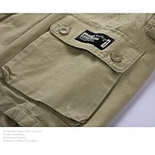 ieftine Clasic-Bărbați Pantaloni de marfă Pantaloni Scurți Cargo Pantaloni Scurți Pantaloni scurți casual Buzunar Simplu Confort Lungimea genunchiului Casual În aer liber Haine de strada Modă Șic Stradă Negru