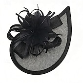 abordables Fascinadores-Fascinators Pluma Boda Cumpleaños Vintage Estilo lindo Retro Con Pluma Celada Sombreros