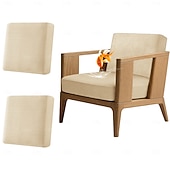 זול כיסוי לכריות פטיו-2 יחידות כיסויי ספה עמידים למים לפטיו, כיסויים להחלפת ספות וספות חיצוניות לריהוט פטיו, מגן ריהוט רב פעמי לכביסה