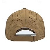 abordables Casquettes, chapeaux et visières-Casquette de Baseball Chapeau de soleil Casquette de tennis Unisexe Mancherons Casquette de Course Couleur Unie Protection solaire Évacuation de l'Humidité Respirant pour Tennis Base-ball Pickleball