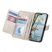 cheap 2026 Samsung Galaxy S26 Series-Phone Case For Samsung Galaxy S26 S26 Plus S26 Ultra Wallet Case Flip Cover with Stand Holder Zipper with Wrist Strap Tree Retro TPU PU Leather