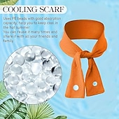 olcso fűtés és hűtés-3 db hűsítő jégkagyló, jégtörölköző, izzadságtörölköző, szülés utáni jégpánt, sport fejkendő, hűsítő jégkendő, ideális szabadtéri tevékenységekhez, például túrázáshoz és kempingezéshez enyhén meleg