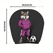 olcso 250. évforduló-2 db rajzfilmfigura, focimeccs mintás fejtámla huzat autóba, belső dekoráció, rugalmas kialakítás, univerzális illeszkedés, alkalmas napi ingázásra és családi kirándulásokra, tökéletes szórakoztató