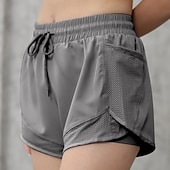economico Pantaloncini sportivi-Per donna Shorts sportivi Shorts Pantaloncini Estivi Shorts da Spiaggia Vacanza Moda Casual Quotidiano Corto Misura del girovita medio Coulisse Tasca Fascia Elastica Asciugatura Rapida Morbido