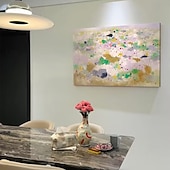 cheap Landscape Paintings-Handmade Oil Painting Canvas Wall Art Decoration Abstract for Home Living Room Dining Bedroom Decor Rolled Frameless Unstretched Painting/Stretched Frame Hanging Painting