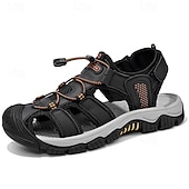cheap Outdoor Sandals-Men's Multi-Strap Sandals – Outdoor Hiking &amp; Resort Sandals, Breathable Design, Comfortable Summer Shoes