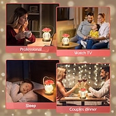 cheap Lamps &amp; Lamp Shades-Rose Flower Lamp,Birthday Gifts for Women,Rechargeable Cordless LED Touch Lamps,3-Colour Infinitely Dimming Small Night Light,for Living Room,Dining Room,Bedroom Festival Home Decor