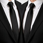 preiswerte Krawatten &amp; Fliegen für Herren-Herren Krawatten Mode Geschäftlich Klassisch Gestreift Geschäft Abendgesellschaft Formell