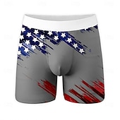 economico Shorts Patriottici 250-Per uomo 4 luglio, 250° anniversario degli Stati Uniti Bandiera degli Stati Uniti Boxer elasticizzati Costume nuoto a pantaloncino Pantaloncini da bagno boxer Patriotico Casuale Casa Vacanza al Mare