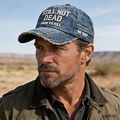 economico I regali-Cappellino da baseball Still Not Dead per uomo, cappello regolabile Hard to Kill, cappello da papà con umorismo vintage, cappello sportivo casual per esterni, cappello da baseball resistente in stile