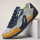 abordables Zapatillas Informales-Zapatillas deportivas de piel sintética para hombre: diseño moderno para estilos de vida activos, ideales para correr, caminar y actividades al aire libre.